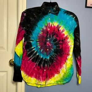 NWOT POLO by Ralph Lauren Tie Dye Long Sleeve Button Down